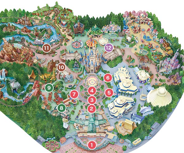 東京ディズニーランドのフォトスポット ディズニー フォトのウェブサイト