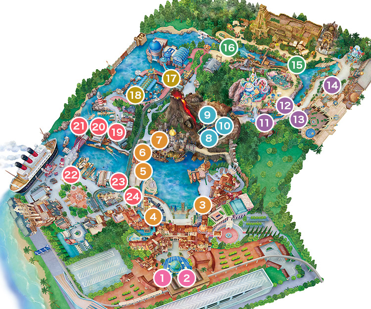 東京ディズニーシーのフォトスポット ディズニー フォトのウェブサイト